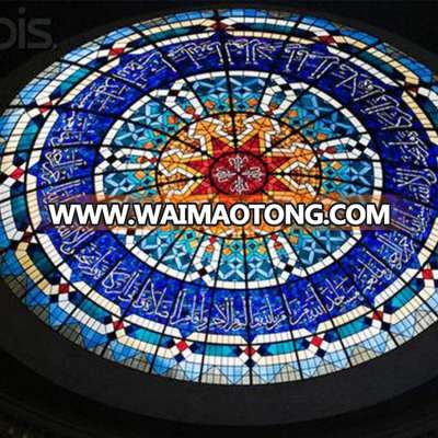 2019New style customized Stained Glass Ceiling Dome for Sale