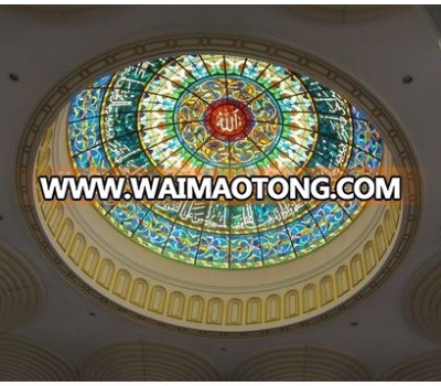 Steel Structure stained glass dome Mosque Dome Construction