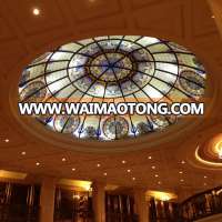 Tiffany style stained glass ceiling dome for lobby decorative