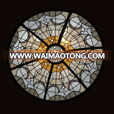 Interior Stained Glass dome Tiffany Ceiling Skylight for Sale