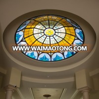 Customized building dome Stained Glass Dome for lobby ceiling