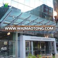 Low-e tempered bent laminated glass for curtain wall