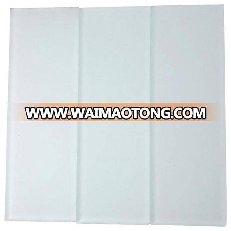 safety decorative frosted tempered glass price for shower wall